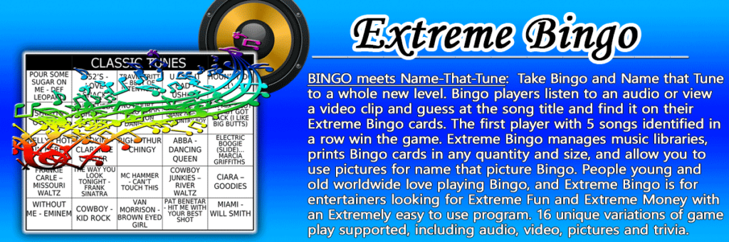 Extreme Bingo Music